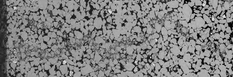 Failure characteristics of two porous sandstones subjected to true triaxial stresses